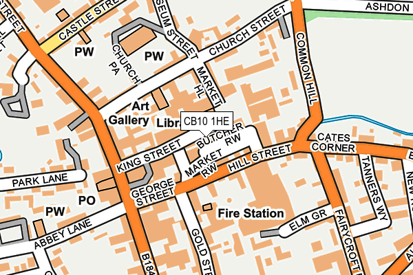 CB10 1HE map - OS OpenMap – Local (Ordnance Survey) CB10 1HE map - OS OpenMap – Local (Ordnance Survey)