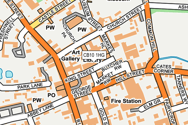 CB10 1HG map - OS OpenMap – Local (Ordnance Survey) CB10 1HG map - OS OpenMap – Local (Ordnance Survey)