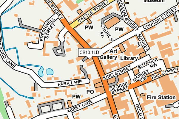 CB10 1LD map - OS OpenMap – Local (Ordnance Survey) CB10 1LD map - OS OpenMap – Local (Ordnance Survey)