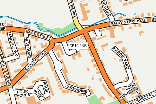 CB10 1NB map - OS OpenMap – Local (Ordnance Survey) CB10 1NB map - OS OpenMap – Local (Ordnance Survey)