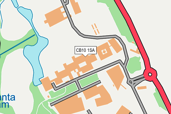 CB10 1SA map - OS OpenMap – Local (Ordnance Survey) CB10 1SA map - OS OpenMap – Local (Ordnance Survey)