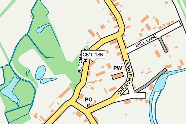 CB10 1SR map - OS OpenMap – Local (Ordnance Survey) CB10 1SR map - OS OpenMap – Local (Ordnance Survey)