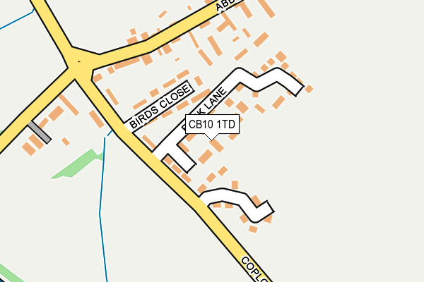 CB10 1TD map - OS OpenMap – Local (Ordnance Survey) CB10 1TD map - OS OpenMap – Local (Ordnance Survey)