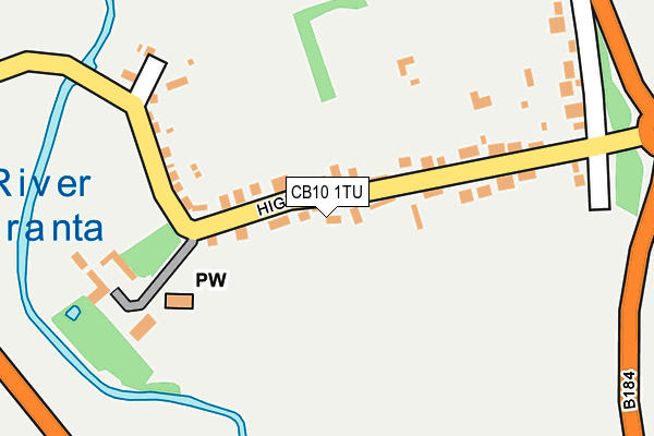 CB10 1TU map - OS OpenMap – Local (Ordnance Survey) CB10 1TU map - OS OpenMap – Local (Ordnance Survey)