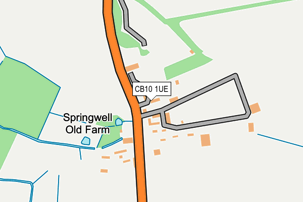 CB10 1UE map - OS OpenMap – Local (Ordnance Survey) CB10 1UE map - OS OpenMap – Local (Ordnance Survey)