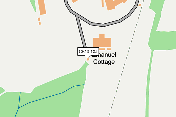 CB10 1XJ map - OS OpenMap – Local (Ordnance Survey) CB10 1XJ map - OS OpenMap – Local (Ordnance Survey)