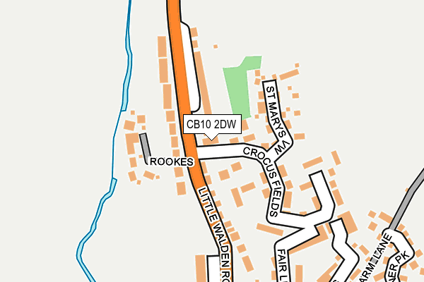 CB10 2DW map - OS OpenMap – Local (Ordnance Survey) CB10 2DW map - OS OpenMap – Local (Ordnance Survey)