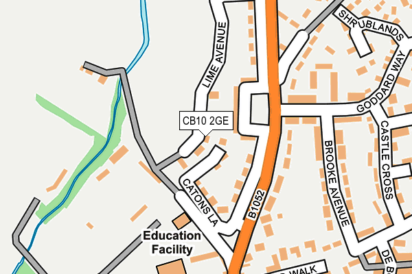 CB10 2GE map - OS OpenMap – Local (Ordnance Survey) CB10 2GE map - OS OpenMap – Local (Ordnance Survey)