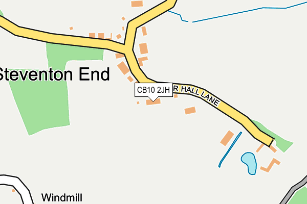 CB10 2JH map - OS OpenMap – Local (Ordnance Survey) CB10 2JH map - OS OpenMap – Local (Ordnance Survey)