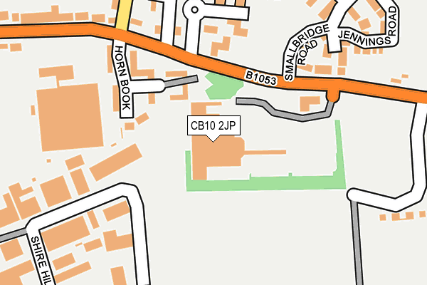 CB10 2JP map - OS OpenMap – Local (Ordnance Survey) CB10 2JP map - OS OpenMap – Local (Ordnance Survey)
