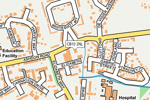 CB10 2NL map - OS OpenMap – Local (Ordnance Survey) CB10 2NL map - OS OpenMap – Local (Ordnance Survey)