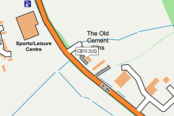 CB10 2UQ map - OS OpenMap – Local (Ordnance Survey) CB10 2UQ map - OS OpenMap – Local (Ordnance Survey)