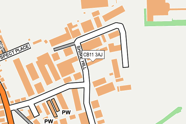 CB11 3AJ map - OS OpenMap – Local (Ordnance Survey) CB11 3AJ map - OS OpenMap – Local (Ordnance Survey)