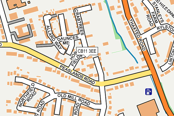CB11 3EE map - OS OpenMap – Local (Ordnance Survey) CB11 3EE map - OS OpenMap – Local (Ordnance Survey)