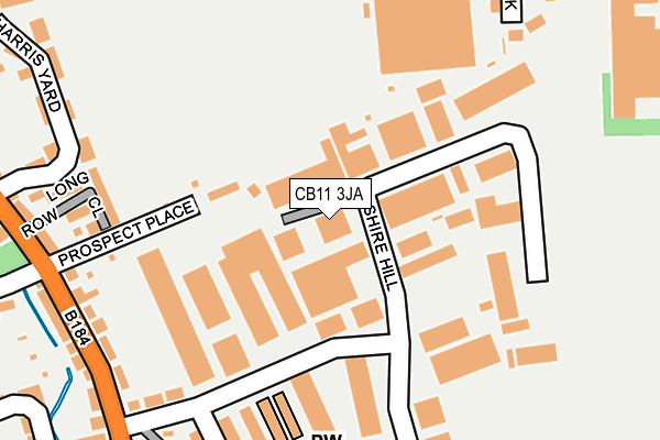 CB11 3JA map - OS OpenMap – Local (Ordnance Survey) CB11 3JA map - OS OpenMap – Local (Ordnance Survey)