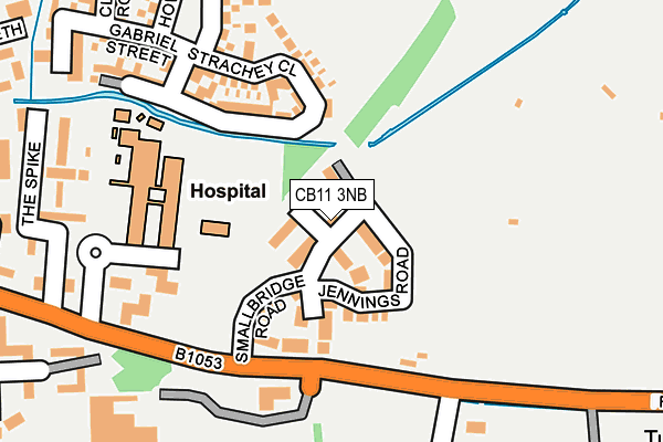 CB11 3NB map - OS OpenMap – Local (Ordnance Survey) CB11 3NB map - OS OpenMap – Local (Ordnance Survey)