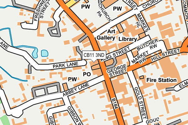 CB11 3ND map - OS OpenMap – Local (Ordnance Survey) CB11 3ND map - OS OpenMap – Local (Ordnance Survey)