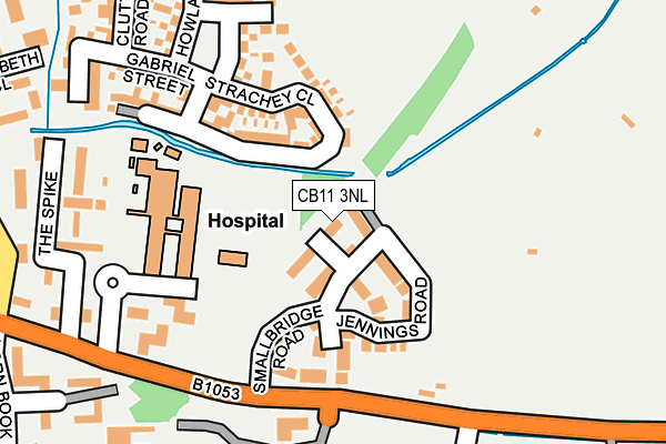 CB11 3NL map - OS OpenMap – Local (Ordnance Survey) CB11 3NL map - OS OpenMap – Local (Ordnance Survey)