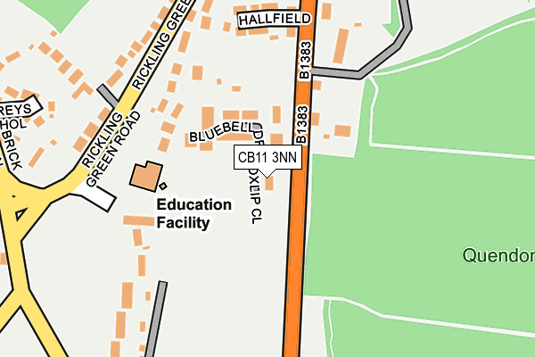 CB11 3NN map - OS OpenMap – Local (Ordnance Survey) CB11 3NN map - OS OpenMap – Local (Ordnance Survey)