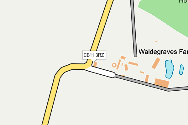 CB11 3RZ map - OS OpenMap – Local (Ordnance Survey) CB11 3RZ map - OS OpenMap – Local (Ordnance Survey)