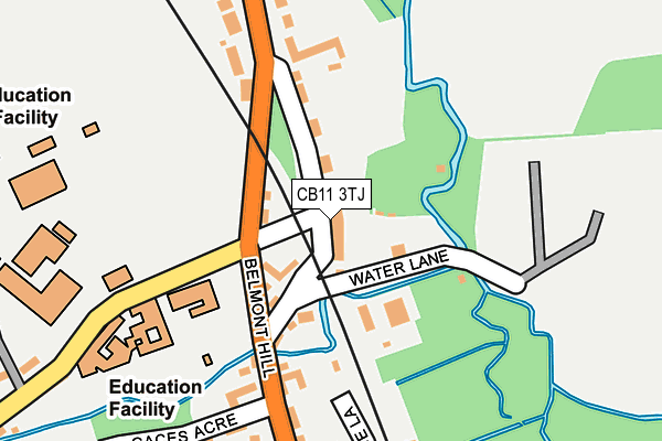 CB11 3TJ map - OS OpenMap – Local (Ordnance Survey) CB11 3TJ map - OS OpenMap – Local (Ordnance Survey)