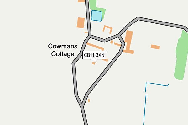 CB11 3XN map - OS OpenMap – Local (Ordnance Survey) CB11 3XN map - OS OpenMap – Local (Ordnance Survey)