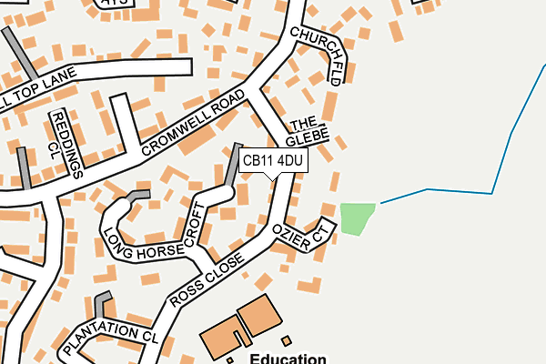 CB11 4DU map - OS OpenMap – Local (Ordnance Survey) CB11 4DU map - OS OpenMap – Local (Ordnance Survey)