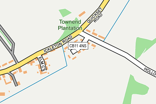 CB11 4NS map - OS OpenMap – Local (Ordnance Survey) CB11 4NS map - OS OpenMap – Local (Ordnance Survey)