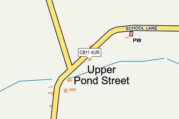 CB11 4UR map - OS OpenMap – Local (Ordnance Survey) CB11 4UR map - OS OpenMap – Local (Ordnance Survey)