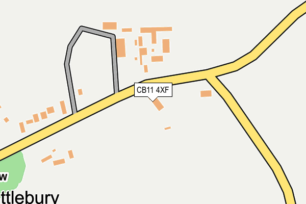 CB11 4XF map - OS OpenMap – Local (Ordnance Survey) CB11 4XF map - OS OpenMap – Local (Ordnance Survey)