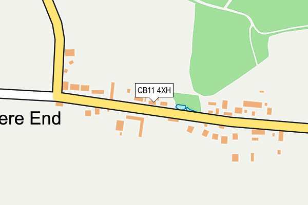 CB11 4XH map - OS OpenMap – Local (Ordnance Survey) CB11 4XH map - OS OpenMap – Local (Ordnance Survey)