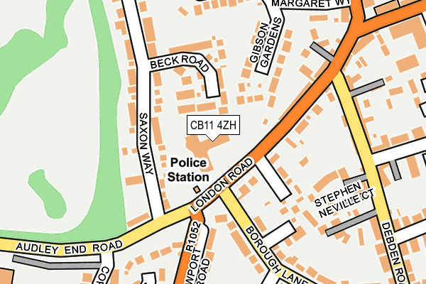 CB11 4ZH map - OS OpenMap – Local (Ordnance Survey) CB11 4ZH map - OS OpenMap – Local (Ordnance Survey)
