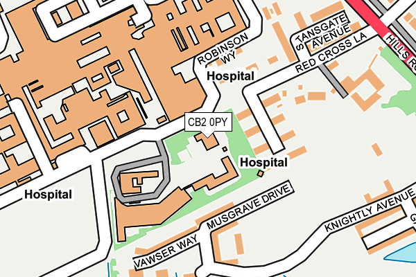CB2 0PY map - OS OpenMap – Local (Ordnance Survey) CB2 0PY map - OS OpenMap – Local (Ordnance Survey)