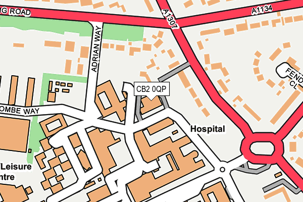 CB2 0QP map - OS OpenMap – Local (Ordnance Survey) CB2 0QP map - OS OpenMap – Local (Ordnance Survey)
