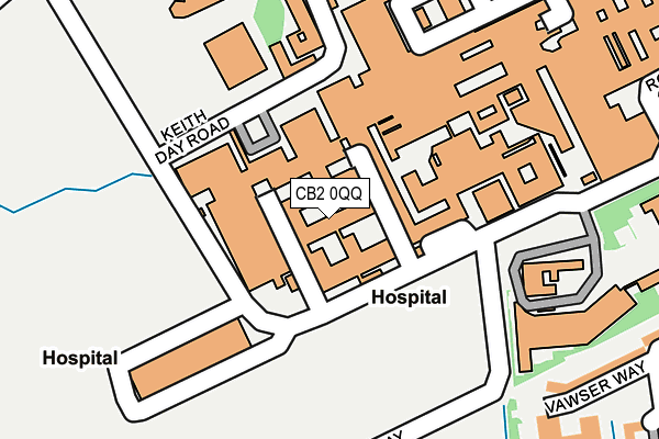 CB2 0QQ map - OS OpenMap – Local (Ordnance Survey) CB2 0QQ map - OS OpenMap – Local (Ordnance Survey)