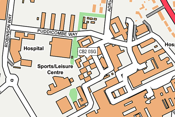 CB2 0SG map - OS OpenMap – Local (Ordnance Survey) CB2 0SG map - OS OpenMap – Local (Ordnance Survey)