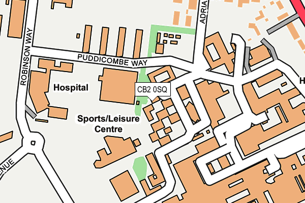 CB2 0SQ map - OS OpenMap – Local (Ordnance Survey) CB2 0SQ map - OS OpenMap – Local (Ordnance Survey)