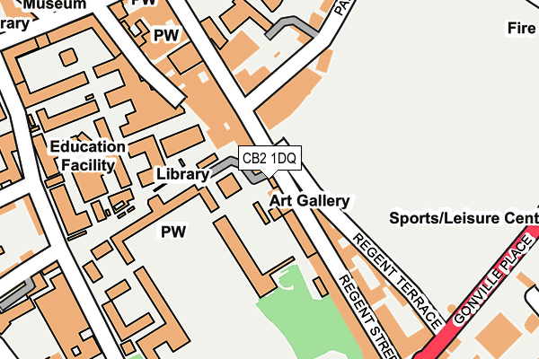 CB2 1DQ map - OS OpenMap – Local (Ordnance Survey) CB2 1DQ map - OS OpenMap – Local (Ordnance Survey)