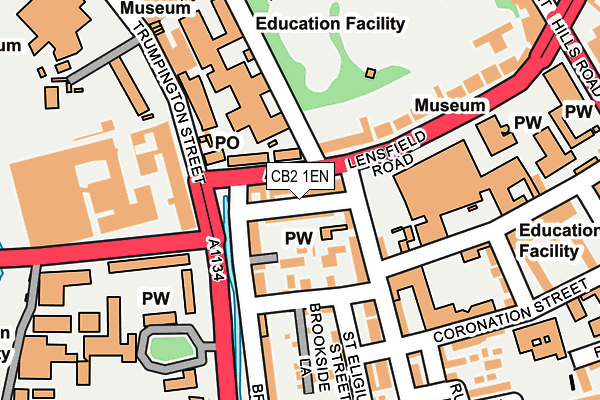 CB2 1EN map - OS OpenMap – Local (Ordnance Survey) CB2 1EN map - OS OpenMap – Local (Ordnance Survey)