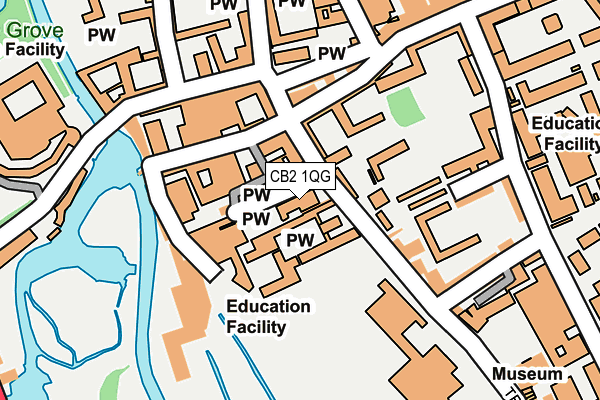 CB2 1QG map - OS OpenMap – Local (Ordnance Survey) CB2 1QG map - OS OpenMap – Local (Ordnance Survey)