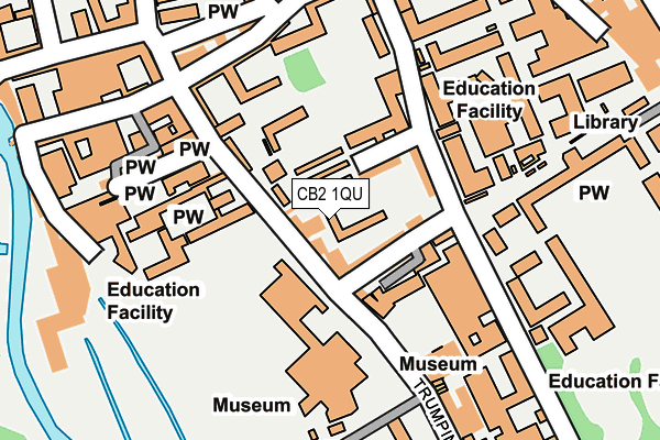 CB2 1QU map - OS OpenMap – Local (Ordnance Survey) CB2 1QU map - OS OpenMap – Local (Ordnance Survey)