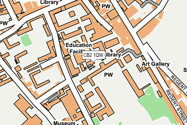 CB2 1QW map - OS OpenMap – Local (Ordnance Survey) CB2 1QW map - OS OpenMap – Local (Ordnance Survey)