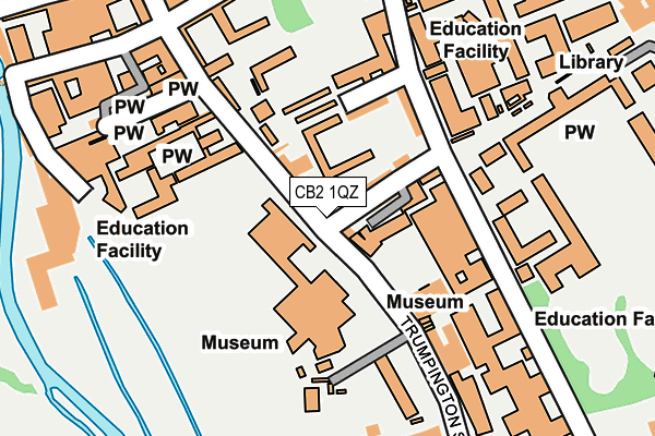 CB2 1QZ map - OS OpenMap – Local (Ordnance Survey) CB2 1QZ map - OS OpenMap – Local (Ordnance Survey)