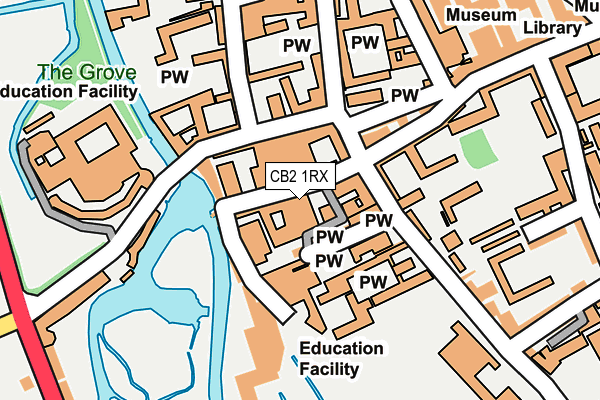 CB2 1RX map - OS OpenMap – Local (Ordnance Survey) CB2 1RX map - OS OpenMap – Local (Ordnance Survey)