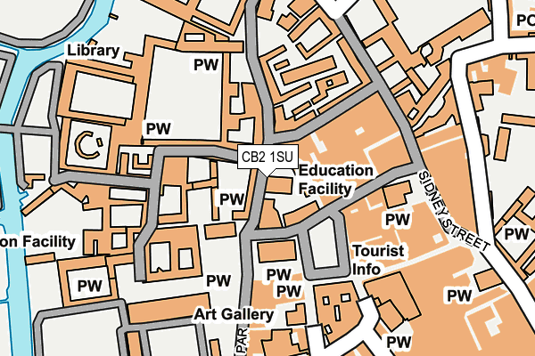 CB2 1SU map - OS OpenMap – Local (Ordnance Survey) CB2 1SU map - OS OpenMap – Local (Ordnance Survey)