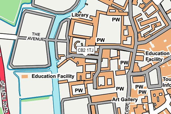 CB2 1TJ map - OS OpenMap – Local (Ordnance Survey) CB2 1TJ map - OS OpenMap – Local (Ordnance Survey)