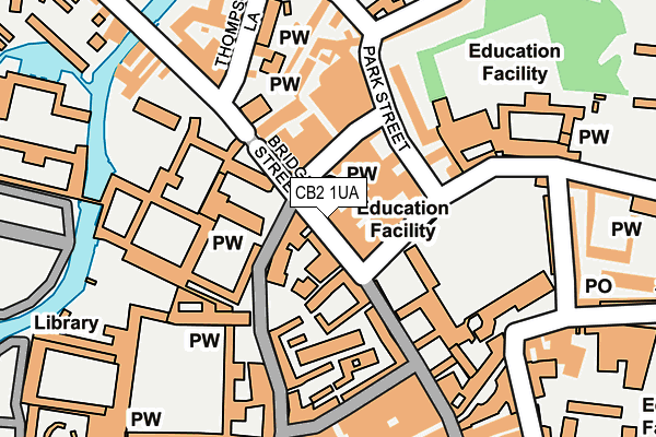 CB2 1UA map - OS OpenMap – Local (Ordnance Survey) CB2 1UA map - OS OpenMap – Local (Ordnance Survey)