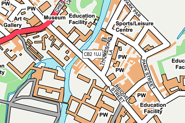 CB2 1UJ map - OS OpenMap – Local (Ordnance Survey) CB2 1UJ map - OS OpenMap – Local (Ordnance Survey)