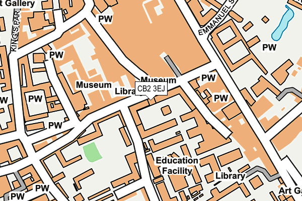 CB2 3EJ map - OS OpenMap – Local (Ordnance Survey) CB2 3EJ map - OS OpenMap – Local (Ordnance Survey)