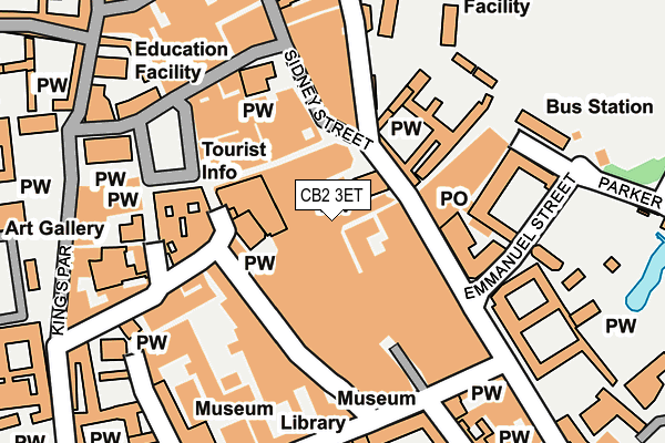 CB2 3ET map - OS OpenMap – Local (Ordnance Survey) CB2 3ET map - OS OpenMap – Local (Ordnance Survey)